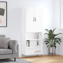 Komoda baltos spalvos 695x34x180cm apdirbta mediena blizgi