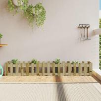 Sodo lovelis 200x30x30cm impregnuota pušis tvorelės dizaino