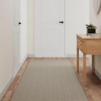 Kilimas-takelis sidabrinis 80x200cm sizalio imitacija