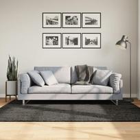 Kilimas ISTAN antracito 140x200cm blizgus aukšti šereliai