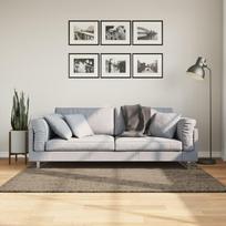 Kilimas ISTAN pilkas 120x170cm blizgus aukšti šereliai