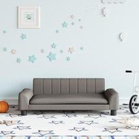 Vaikiška sofa taupe spalvos 90x53x30cm audinys