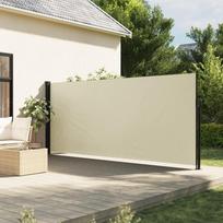 Ištraukiama šoninė markizė kreminės spalvos 180x600cm
