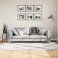 Shaggy kilimas PAMPLONA kreminis ir juodas 140x200cm