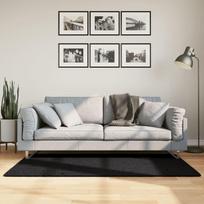 Kilimas OVIEDO juodos spalvos 80x150cm trumpi šereliai