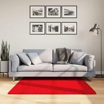 Kilimas OVIEDO raudonos spalvos 120x120cm trumpi šereliai
