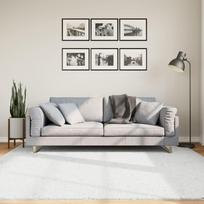 Kilimas OVIEDO pilkos spalvos 200x200cm trumpi šereliai