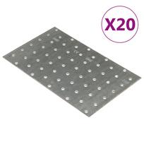 Perforuotos plokštės 20vnt 200x120mm plienas 2mm