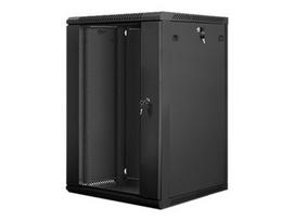 Komutacinė spinta pakabinama LANBERG WF01-6618-10B rack 19 demounted flat pack 18U/600x600mm black
