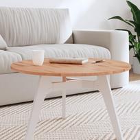 Stalviršis 70x15cm bukmedžio medienos masyvas apskritas