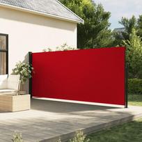 Ištraukiama šoninė pertvara raudonos spalvos 160x600cm
