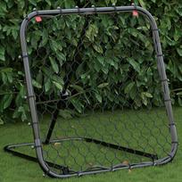 Futbolo kamuolio atšokimo sienelė juoda 84x73x60–80cm