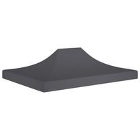 Proginės palapinės stogas antracito spalvos 4x3m 270 g/m²