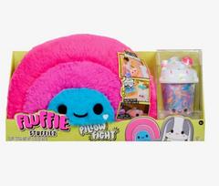 513056EUC Fluffie Stuffiez Pillow Fight- Vaivorykštė