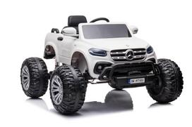 Vienvietis vaikiškas elektromobilis Mercedes DK-MT950 4x4 baltas