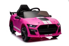 Elektromobilis Ford Mustang GT500 Shelby rožinis