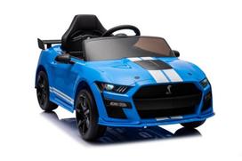 Elektromobilis Ford Mustang GT500 Shelby mėlynas