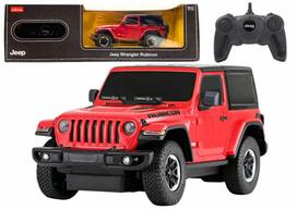 Nuotoliniu Būdu Valdomas JEEP Wrangler JL Rubicon 1:24 Raudonas