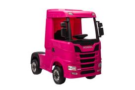 Scania 500R HL698 Rožinis 4x4 elektromobilis vaikams