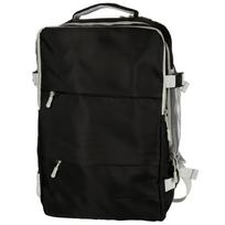 Kelioninė kuprinė lėktuvui vandeniui atspari 45x16x28cm juoda USB kabelis