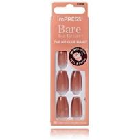 Kiss Adhesive nails ImPress Bare but Better Ma Serenity priklijuojami dirbtiniai nagai - 30 vnt.