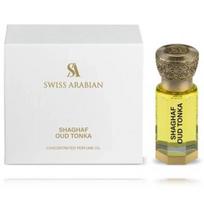 Swiss Arabian Shaghaf Oud Tonka Concentrated Perfume Oil aliejiniai kvepalai moterims ir vyrams - 12 ml.