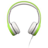 Vaikiškos laidinės ausinės su mikrofonu LilGadgets, žalios