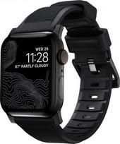 „Nomad Rugged Strap“, juodas metalinis dirželis – „Apple Watch“ 49 mm / 46 mm / 45 mm / 44 mm / 42 mm