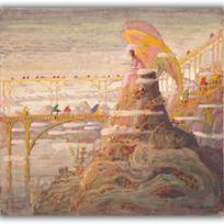 Reprodukcija „Angelo preliudas“, Mikalojus Konstantinas Čiurlionis (1909)