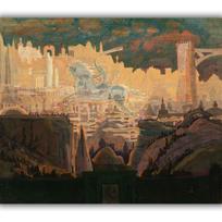 Reprodukcija „Vyčio preliudas“, Mikalojus Konstantinas Čiurlionis (1909)