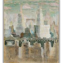 Reprodukcija „Miestas“, Mikalojus Konstantinas Čiurlionis (1908)