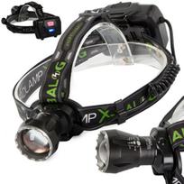 Bailong LED priekinis žibintas xhp160 nešiojamas akumuliatorius su priartinimu