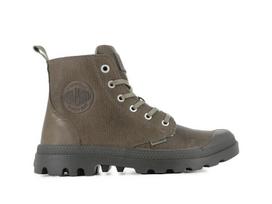 Batai Palladium Pampa Zip Lth _ tamsiai žalia