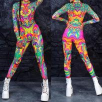 3D Skaitmeninė Spauda Sceniniai Kostiumai Suaugusiems Helovino Renginiai Karnavalo Teminis Vakarėlis Cosplay Apranga Vaidinimo Žaidimas Kombinezonas Adults S