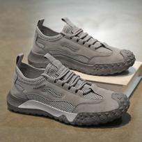 Labor Protection Shoes Men's Shoes Summer Breathable Mesh Hollow Mesh Shoes Sports Shoes Non-slip Wear-resistant Casual Outdoor Work Shoes 39