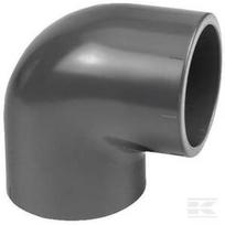 PVC alkūnė 90° 75x75mm 7075595