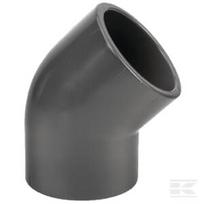 PVC alkūnė 45° 160x160mm 7160645