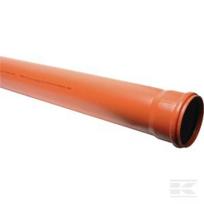 PVC vamzdis 125mm x 3,0m 16150125030