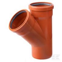 Y formos PVC 110/110mm x 45° 16152110110045