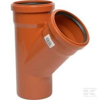 Y formos PVC 160/160mm x 45° 16152160160045