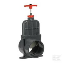 Slenkantis vožtuvas PVC D160mm trumpas 1300160S