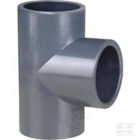 PVC T dalis 160x160x160mm 7160122GP