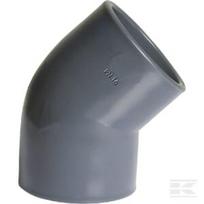 PVC alkūnė 45° 160x160mm 7160645GP