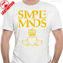 SIMPLE MINDS Roko Grupės Grafiniai Marškinėliai Vasaros Mada Juokingas Raštas Medvilniniai Marškinėliai Vintažiniai Šaunūs Moterims Vyrams Streetwear Marškinėliai 4XL
