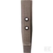 Kultivatoriaus smaigalys 260x55x30mm, dešinysis grūdintas, plokščias, 2 skylės, tinka Köckerling 915772KR