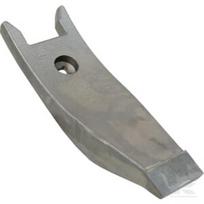 Kultivatoriaus smaigalys 255x80x18mm, grūdintas, lenktas, 1 skylė, tinka Horsch 00311069N