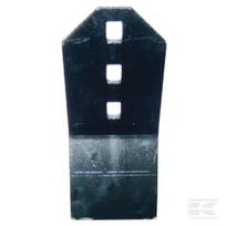 Kultivatoriaus smaigalys 240x100x8mm, grūdintas, plokščias, 3 skylių, tinka Väderstad 419999KR