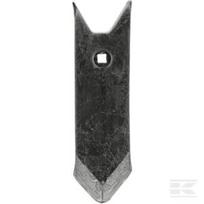 Kultivatoriaus smaigalys 290x80x15mm, grūdintas suvirinimas, lenktas, 1 skylė, tinka Köckerling 506069KR