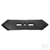 Kultivatoriaus smaigalys 420x100x12mm, apverčiamas, plokščias, 3 skylių, tinka Köckerling 506033KR