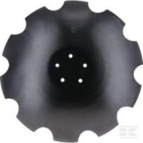Akėčių diskas su įpjovomis 610x5mm, 5 skylių HD610598